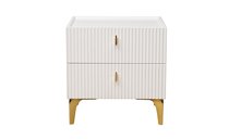 Тумбочка прикроватная Дориа (Doria) белая 50x40x55см - Garda Decor