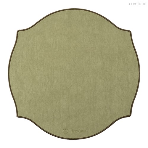 Салфетка сервировочная Etica, ?38 см, зеленая - Liberty Jones