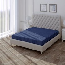 Простыня Verossa "Stripe На Резинке 180/200/30 борт 30 Indigo" - Nordtex