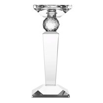 Подсвечник Decor de table Хрустальное вдохновение 9х9х21,5 см, хрусталь бессвинцовый, п/к - Decor De Table