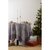 Скатерть из хлопка фиолетово-серого цвета с рисунком Щелкунчик, New Year Essential, 180х180см - Tkano