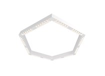 Donolux LED Eye-hex св-к накладной, 72W, 900х780мм, H71,5мм, 9380Lm, 34°, 3000К, IP20, корпус белый,