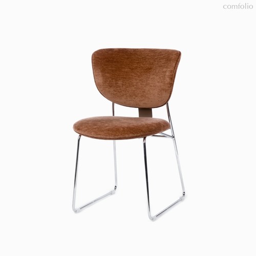 Обеденный стул Murten, цвет серебряный/терракотовый - Cosmo