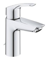 33188003 Eurosmart 2021 Смеситель для раковины с цепочкой S-size, хром (замена 33188002)