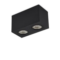 LED, Basis, светильник накладной, GU10, L160xW80хH90мм, IP20, черный RAL9005, без лампы - Donolux