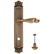 Дверная ручка Venezia Opera WC-2 на планке PL97 матовая бронза - Venezia Collezione