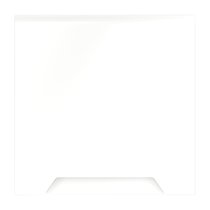 Накладка для розетки с заземлением, защитными шторками и крышкой, S70 белый матовый - Voltum