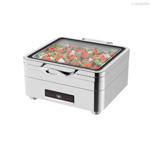 Мармит электрический 5,5 л 2/3x65 с откидной крышкой и окном с дисплеем Roma - SUNNEX