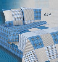 Комплект постельного белья ПА-4-666 Семья Поплин с наволочками 70х70х2 шт. - АльВиТек