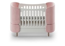 Кроватка-трансформер KIDI Soft (розовый) - Ellipse