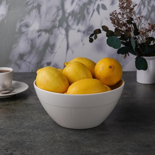 Салатник 1225 мл d 18 см h8,5 см Neo Silk 6шт., цвет белый - Noble