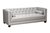 Диван Санремо (Sanremo) трехмест. велюр св. серый Colt030 201x86x74см - Garda Decor