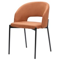 Кресло Earl, экозамша, коричневое, цвет коричневый - Berg