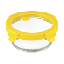 Контейнер для запекания и хранения круглый с крышкой, 400 мл, желтый - Smart Solutions