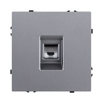 Розетка Ethernet RJ45 Cat.6, серый Kollinger Eclipse EC-017GY - Kollinger