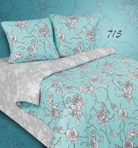 Комплект постельного белья ПА-4-715 Семья Поплин с наволочками 70х70х2 шт. - АльВиТек