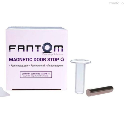 Упор магнитный автоматический скрытый FANTOM PREMIUM HGT001 прозрачный - Fantom