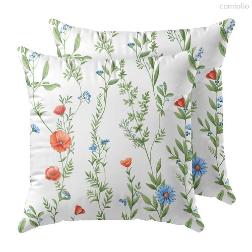 Набор Наволочек Хорошо Дома 70/70 Цветочный вальс, 70x70 - Nordtex