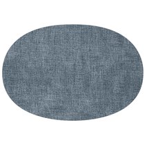 Салфетка подстановочная овальная двухсторонняя Fabric, синяя - Guzzini