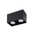 Светильник Tecto черный 2xGU10 50W - Faro