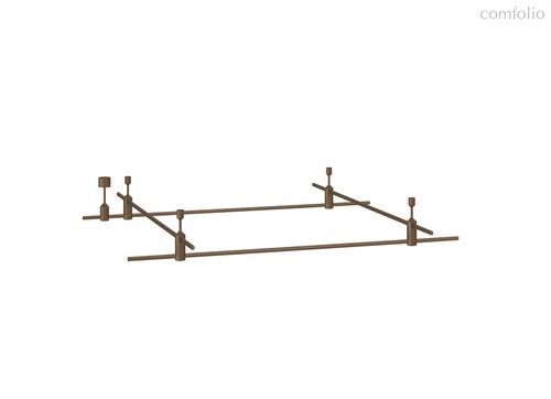 Magnet Modular System «CODE 1.2», L1000хL1000хH135 мм, DC24V, основание для модульных светильников, темная бронза, блок питания в комплект не входит - Donolux