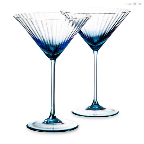 Набор бокалов для мартини Anna Von Lipa Лион 210 мл, 2 шт, стекло хрустальное, дымчатый - Anna Von Lipa