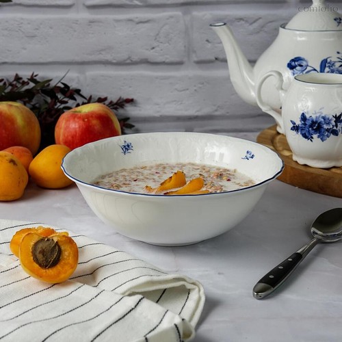 Салатник 700 мл d 18,3 см h6,4 см Blue Flower P.L. Proff Cuisine - P.L. Proff Cuisine