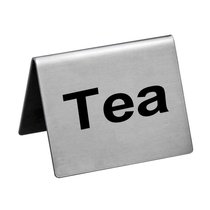 Табличка "Tea" 5x4 см, сталь - P.L. Proff Cuisine