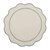 Салфетка под приборы Anemone из коллекции Trendy Ruffles, ?38 см, серый - Tkano