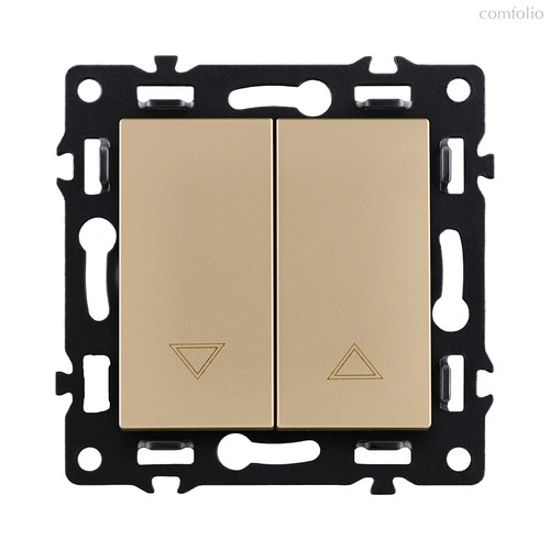 Механизм управления жалюзи 2-клавишный, золотой Kollinger Asthetik AS-013GD - Kollinger