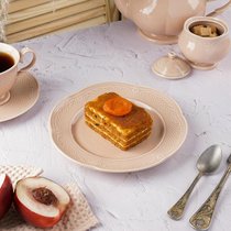 Тарелка d 21 см h2,5 см Aristocrat Peach Tea Noble [6] - Noble