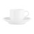 Чашка для эспрессо с блюдцем Narumi Белый декор 110 мл, фарфор костяной - Narumi