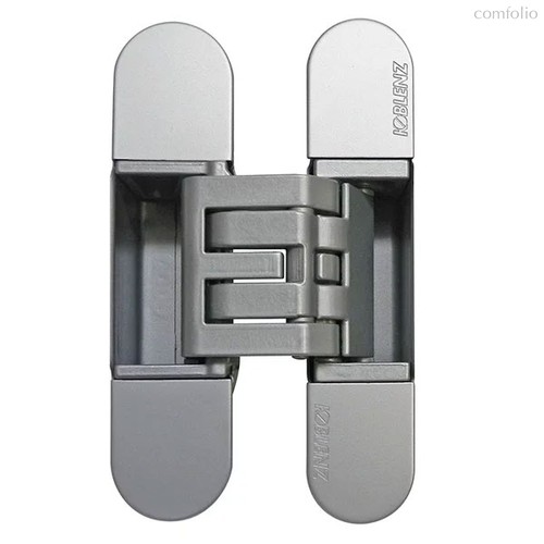 KUBICA HYBRID K6360 38 CR.SAT петля скрытая универсальная асимметричная, цвет МАТОВЫЙ ХРОМ (60 kg) - Koblenz