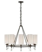 Чёрная люстра Валенте, цвет черный - Louvre Home