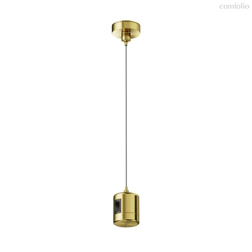 Подвес тросовый Hang с прямым коннектором питания Flarity латунь - Maytoni