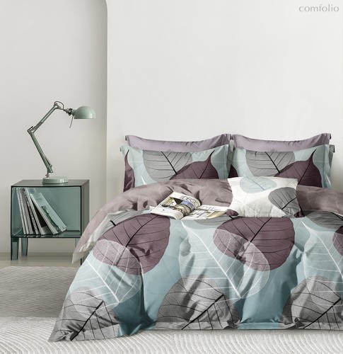 Комплект постельного белья CA-7-722 Дуэт Сатин печатный с наволочками 70х70х2шт.+ 50х70х2шт. - АльВиТек