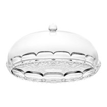 Блюдо сервировочное с крышкой Vanity, ?30 см, прозрачное - Guzzini