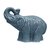 Статуэтка фарфоровая Индийский слон, цвет серый, в. 8 см - Веселый фарфор