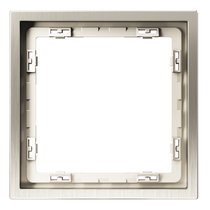 Рамка металлическая на 1 пост, S70 Metal никель - Voltum