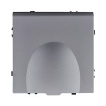 Розетка штепсельная SCHUKO 16A/250 В с крышкой, серый Kollinger Eclipse EC-015GY - Kollinger