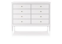 Комод Elit 8 ящиков (белый) - Ellipse