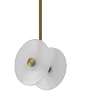 Золотой подвесной светильник Милфорд, цвет золотой - Louvre Home