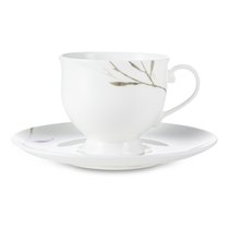 Чашка чайная с блюдцем Narumi Ботаника 230 мл, фарфор костяной - Narumi