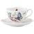 Чашка чайная с блюдцем Lenox "Бабочки на лугу" 240мл (синяя) - Lenox