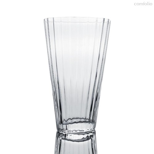 Стакан Хайбол 360 мл Fire Optical d 8,4 см h14 см оптические грани дно овал 6шт. - P.L. Proff Cuisine