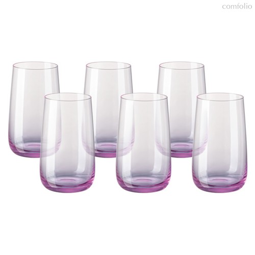 Набор бокалов для воды Rosenthal Турандот 400 мл, стекло, розовый, 6 шт - Rosenthal