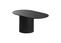 Столик Type овальный, основание D 29 см (черный) - Ellipse