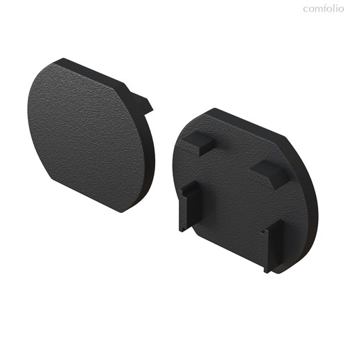 Заглушка для круглого шинопровода, 2 шт. Basity, черный - Maytoni