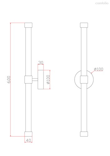 Настенный светильник (бра) Freya FR6108WL-L10G - Freya