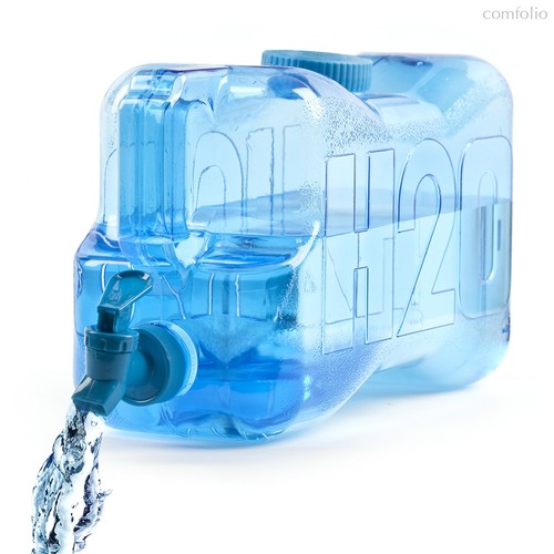Бутылка для воды H2O 5.5л, цвет голубой - Balvi